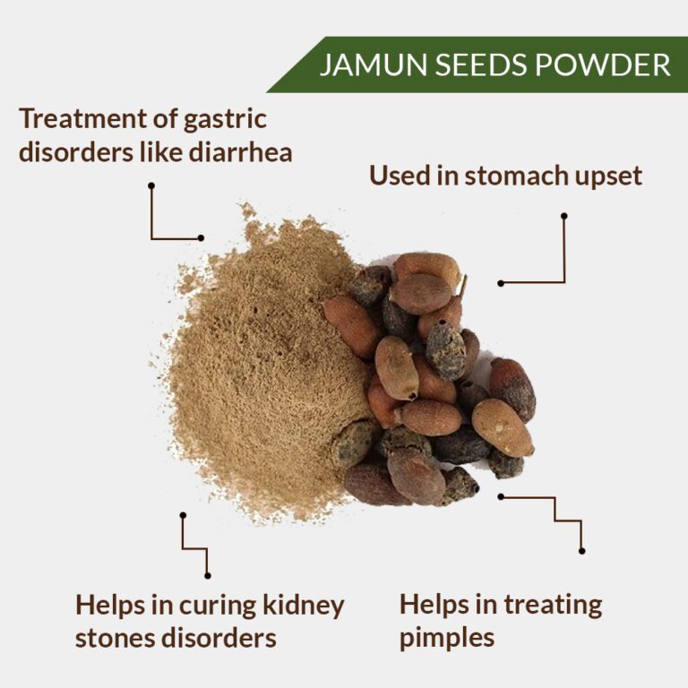 JAMUN SEEDS POWDER – JAAMUN GUTHLI POWDER – SYZYGIUM CUMINI ...