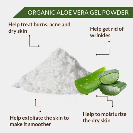 ALOE VERA POWDER - ALOEVERA WHOLE POWDER - GHRITA KUMARI POWDER - ALOE BARBADENSIS - Image 2