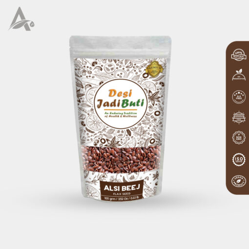 EDIBLE ALSI BEEJ - FLAX SEED - TUKHM-E-KATAN - LINSEED - LINUM USITATISSIMUM