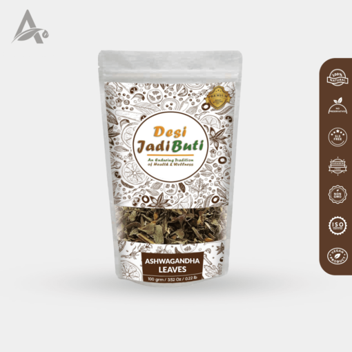 ASHWAGANDHA PATTE (DRIED) - ASGANDH LEAVES - WITHANIA SOMNIFERA LEAVES