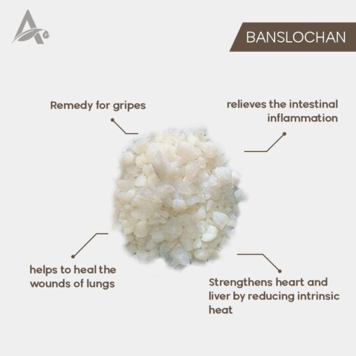 BANSALOCHAN - TABASHEER - TAVASHEER - BAMBOO CAMPHOR - SILICIC ACID - BAMBUSA VULGARIS - - Image 2