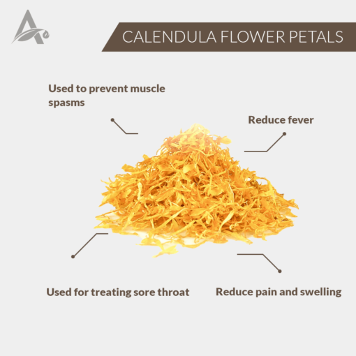 CALENDULA FLOWER PETALS - CALENDUAL FLOWER - POT MARIGOLD - Image 2