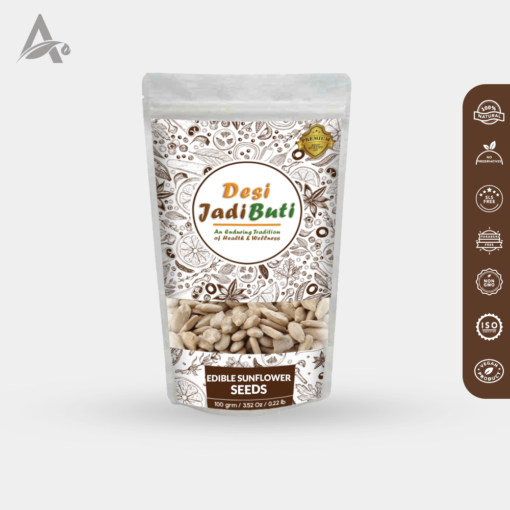 SURAJMUKHI MAGAJ - EDIBLE SURAJMUKHI BEEJ SAFED - SUNFLOWER SEEDS WHITE - HELIANTHUS ANNUUS