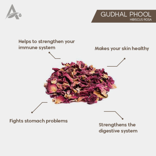 GULAB PATTI – DRY ROSE PETAL - ROSA GALLICA - Image 2