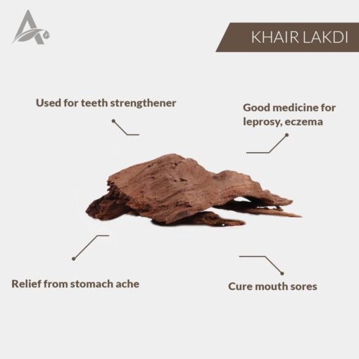 KHAIR LAKDI -  KHAIR CHHAL - KHAIR BARK - KHADIRA - KHADIR - ACACIA CATECHU - Image 2