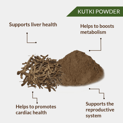 KUTKI POWDER - KUTAKI POWDER - YELLOW GENTIAN - KATUKA ROHINI - HELLEBORE - KUTAKI ROOT POWDER - PICRORHIZA KURROA - Image 2