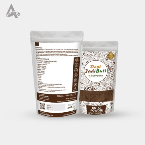 KUTKI POWDER - KUTAKI POWDER - YELLOW GENTIAN - KATUKA ROHINI - HELLEBORE - KUTAKI ROOT POWDER - PICRORHIZA KURROA - Image 3