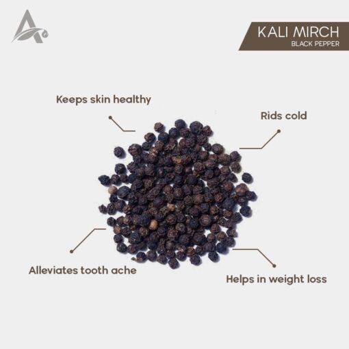 KALI MIRCH - BLACK PEPPER - FILFIL SIYAH - PIPER NIGRUM - Image 2