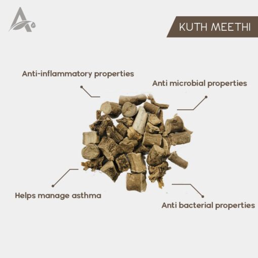 KUTH MITHI (ROOT) - KOOT - KUT - COSTUS ROOT - KUSTABEHERI - SAUSSUREA LAPPA - Image 2