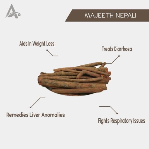 MAJEETH - MAJITH ROOT - MANJISTHA - MANJITH - MADDER - RUBIA CORDIFOLIA - Image 2