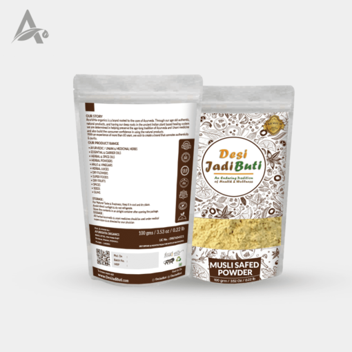 MUSLI SAFED POWDER - WHITE MUSLI POWDER - SHWET MUSLIE POWDER - INDIAN HERBAL VIAGRA - CHLOROPHYTUM BORIVILIANUM - Image 3