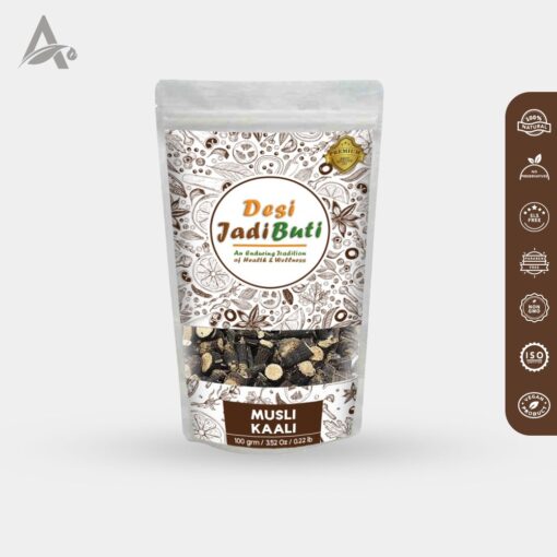 MUSLI KALI - MUSLI BLACK - SIYAH MUSLI - SHYAM MUSLI - CURCULIGO ORCHIOIDES