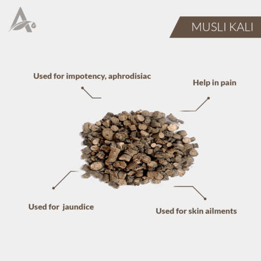 MUSLI KALI - MUSLI BLACK - SIYAH MUSLI - SHYAM MUSLI - CURCULIGO ORCHIOIDES - Image 2