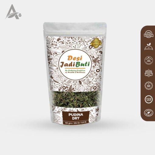 SOOKHA PUDINA - PUDINA DRY - DRIED PODINA - SUKHA PODINA - MINT - MENTHA PIPERITA