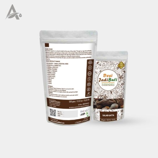 SALAB GATTA - SALAM GUTTA - SAALAB GATTHA - SALEP ORCHID ROOT - ORCHIS MASCULA - Image 3