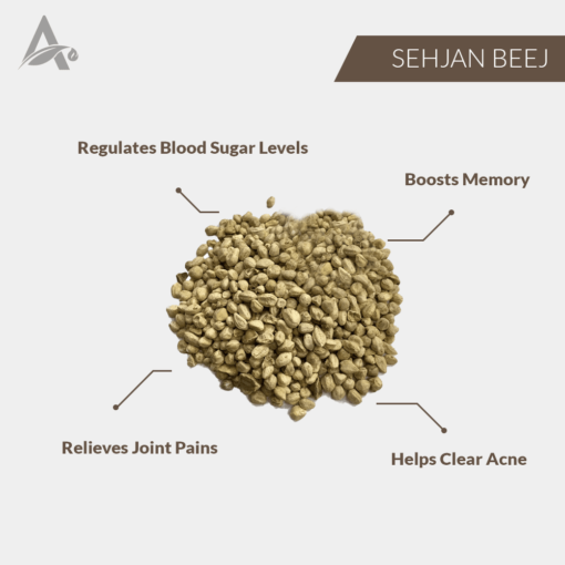 SEHJAN BEEJ - BEEJ SOHJANA - MORINGA SEEDS - SARAGAVO - DRUMSTICK SEEDS - MORINGA OLEIFERA - Image 2