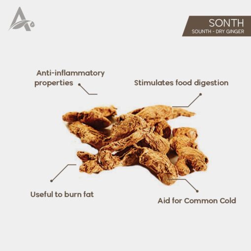 SONTH - SOUNTH - SUNTHI - DRY GINGER - ZINGIBER OFFICINALE - Image 2