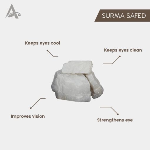 SURMA SAFED - DESI JADI BUTI - SAFED SURMA - SURMA WHITE - Image 2