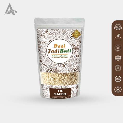 TIL SAFED (DHULA HUA) - SAFED TIL - WHITE SESAME SEEDS - NIGER SEEDS - SESAMUM INDICUM
