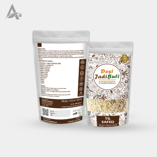 TIL SAFED (DHULA HUA) - SAFED TIL - WHITE SESAME SEEDS - NIGER SEEDS - SESAMUM INDICUM - Image 3