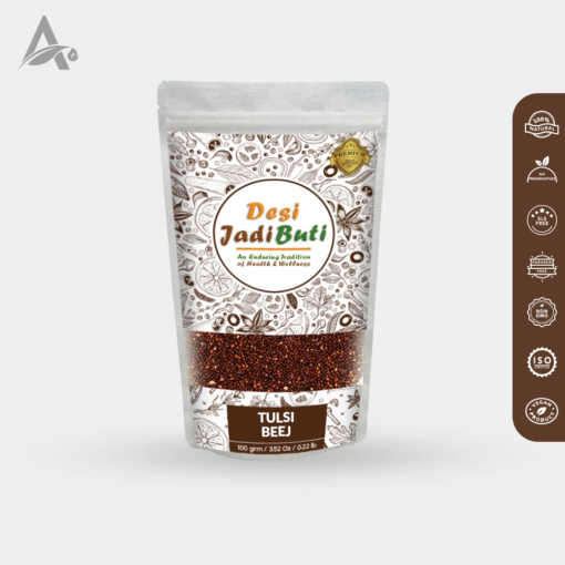 BEEJ TULSI ASLI - TULSI BEEJ - BASIL SEEDS - KRISHNA TULSI SEEDS - OCIMUM SANCTUM