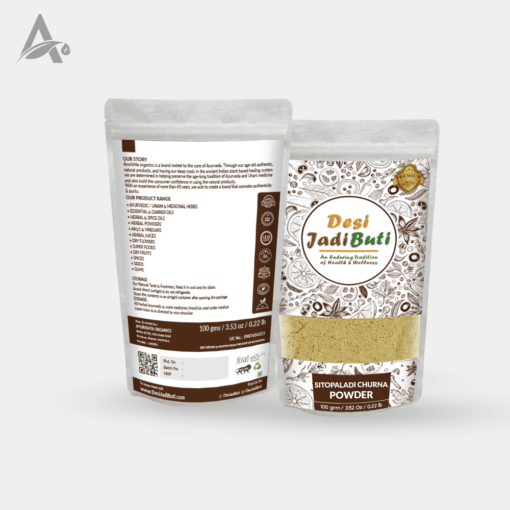 SITOPALADI CHURN - SITOPHALADI POWDER FOR COLD & COUGH RELIEF - (Herbs Mix- Vanshlochan, Pipal Badi, Hari Elaichi, Dalchini & Mishri) - Image 4